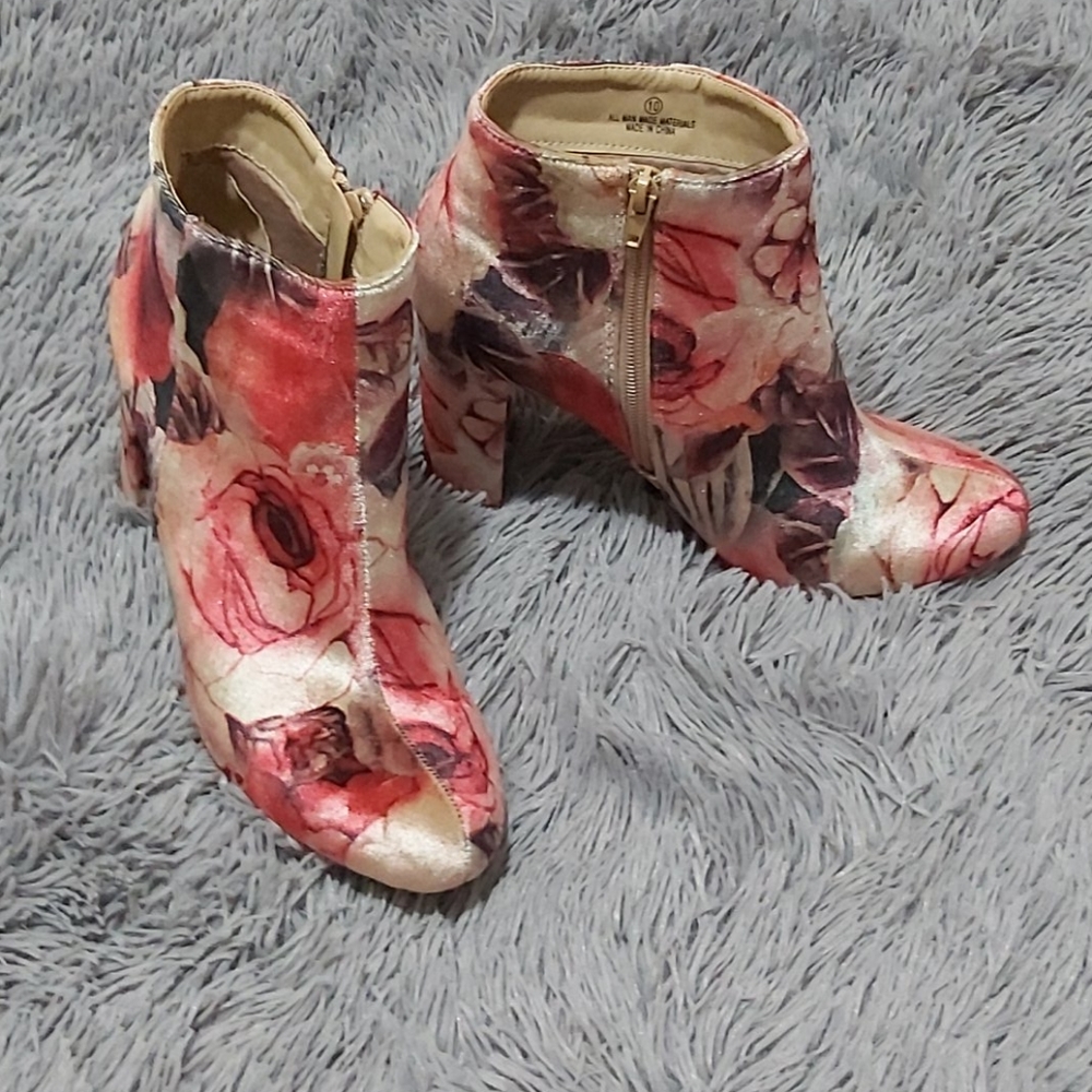 High heel ankle boots